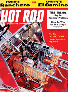 HOT ROD 1959 FEB - GARLITS, EL CAMINO vs RANCHERO